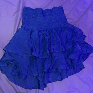Shein skirt blue cupkae skirt style
